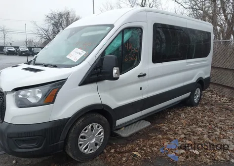 2023 Ford Transit-350 Passenger Van Xl из США, поврежденный, VIN 1FDAX2C85PKA89961